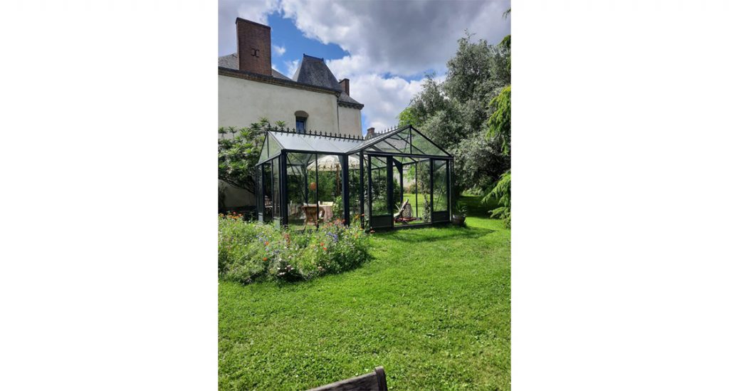 Jardin d'agrément couvert - Orangerie en aluminium - Gennes sur Seiche (35)